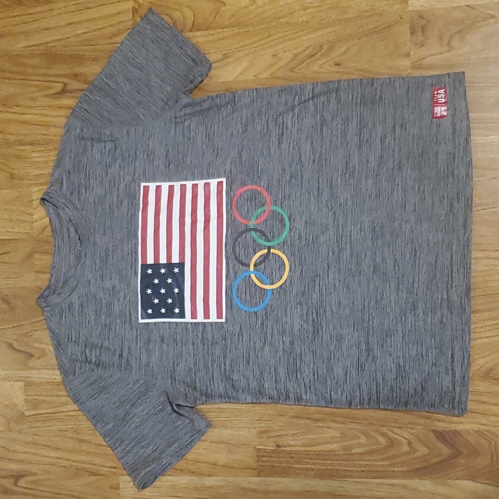 United States Olympic Team Apparel Team USA T Shirt Youth L 10/12 Like New